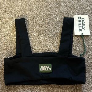Daily Drills Go! Lawson Black Sports Bra
